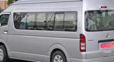 Toyota Hiace Grand Cabin - The Spacious and Comfortable Van with 10 Seats, Diesel Engine, and Rear Air Conditioner