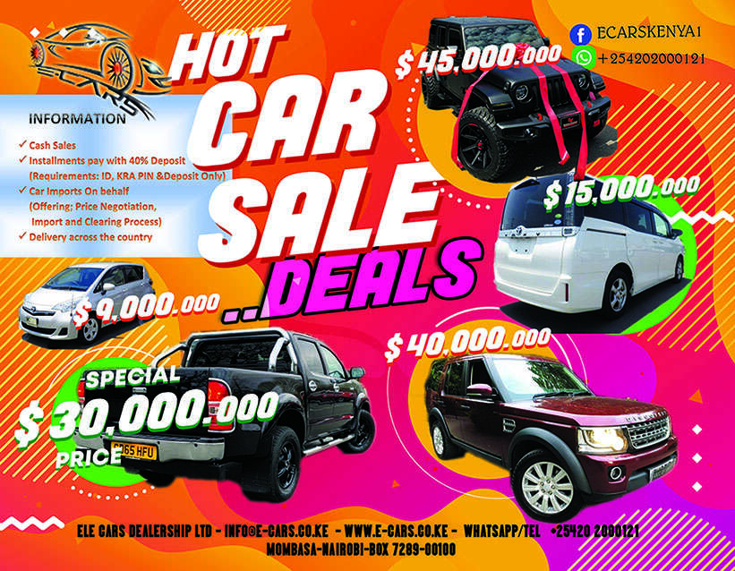 E CarsCar For Sale Flyer
